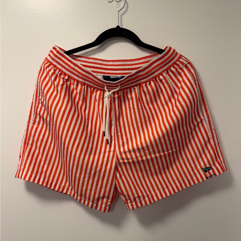 Ralph Lauren Vibrant Striped Swim Trunks